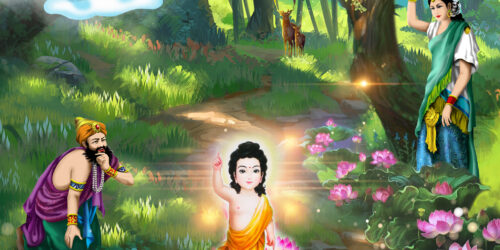 Vườn Lâm Tì Ni - Photoshop